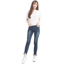 빅블루 A-29. 브이컷팅 스판 스키니PT