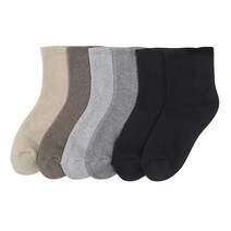 싹스탑 성인 무압박 양말 6족 - 여성