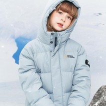 [정품인증] 238837 내셔널지오그래픽키즈 [22FW]카이만 PRO RDS 구스 다운 점퍼 ASH MINT K224UDW290-911