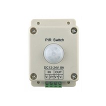 적외선 PIR 센서 인체 동작 감지 12V 24V 8A 모션 LED 스위치 버튼 자동, NJ106. PIR 모션센서 12V 24V 8A