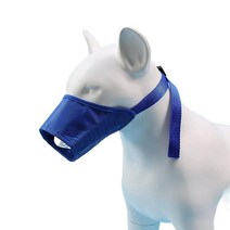 부드러운 강아지 입마개 조절 가능한 물림 방지 짖음 방지 오용 강아지 입마개 반려동물 용품 소형 중형 및 대형견 외출용, Blue_6#8.66in