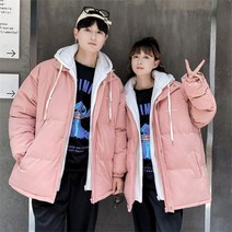 SZ아노락 후드 커플시밀러룩 숏 패딩자켓