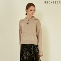 [Hackesch] Poetic Collar Knit_Oatmeal