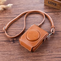 적합 Leica D-Lux7 카메라 가방 Typ109 가죽 케이스 Leica C 럭스 보호 케이스 C 단일 어깨 사진 가방 Dlux6 5 Crossbody Typ112 레트로 특별, Leica C Typ112 전용 [브라운]