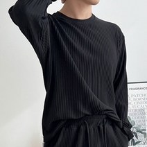 오너클랜 국산 남자 라운드 베이직 플리츠 티셔츠 GQ2-KT18[WB7BFC5]