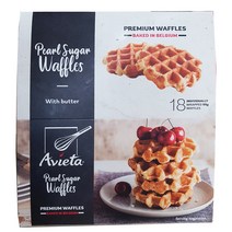 belffes 벨기에 와플 990g (55gx18) 펄슈가 와플 위드 버터 코스트코