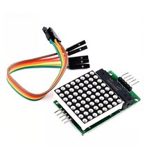 [파츠키츠] MAX7219/도트매트릭스모듈/8X8/아두이노, 1채널매트릭스모듈
