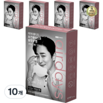 라이브잇 에어데이즈 KF94 슬림핏 마스크 중형 화이트 조정석 마스크 새부리형, 70개, 10개입