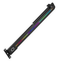Cooler Master ELV8 GPU 마운트 - ARGB 스트립 조명이 있는 Anti-Sag 브레이크 GPU 그래픽 카드 마운트 - 305mm 범용 조정 가능한 브래킷 -10275