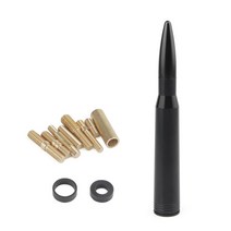 차량용 고감도 안테나 diy 138mm 자동차 총알 마스트 M8 * 1.5 액세서리 지프 랭글러 JK/JL/JT 2007- 블랙 자동, [01] Black