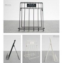 패밀리레스토랑 테이블용 메뉴이젤 테이블메뉴판 책상 백일사진 탁상액자 사무실 받침, 블랙(KG8239)