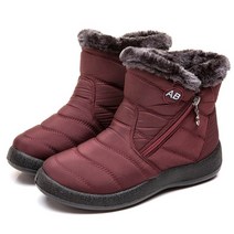 겨울부츠 스노우 여성 2021 패션 방수 신발 여성 캐주얼 경량 발목 방한 패딩 부츠