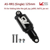 자전거 쇼바 안장 125mm150mm165mm190mm ks a5 mtb 에어 리어 쇼크 듀얼솔로 에어 챔버 접이식 쇼크 업소버 산악 도구 카본, 솔로 에어 챔버 125