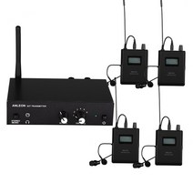 leon s2 uhf 스테레오 무선 모니터 시스템용 인이어 무대 인이어 무대 교회 이어폰, 561-568