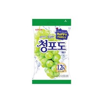 롯데 [캔디]청포도 캔디 153g 맛있는 달콤한간식 사무실간식 아이들간식, 5개