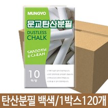 강의 학교 가루날림없는 분필 학원 백색 10본 탄산 590111EA
