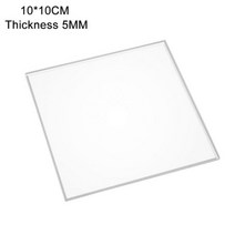 투명 아크릴 시트 반투명 보드 폴리 메틸 메타 크릴 레이트 두께 1mm-9mm 크기 10x20cm, [02] 10x20cm, [05] 5mm