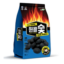 원콜 정품 원콜숯일반형 2kg, 10봉