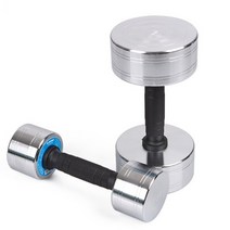 LF 조립식 아령 덤벨크롬도금 4kg 헬스 트레이닝 홈트 중량조절 조립식덤벨 마트 뎀벨 거치대, 스타 크롬 도금 아령 4kg