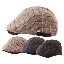 중년 남성 아버지 아저씨 어르신 할아버지 노인 일본순사 체크 헌팅캡 모자