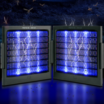 해충을 한방에 보내버리는 5W 감전살충 I 캠핑 낚시 차박 꼭 챙겨야 할 필수템!! 모기 해충퇴치기 M-3000, 블랙4개