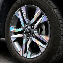 [JS AUTOMOTIVE] 제네시스GV80 전용 22인치 홀로그램 DIY 휠마스크 몰딩 스티커 랩핑 시트지 실외 익스테리어 악세사리 용품