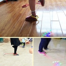 시즌헬로 LED 발목 줄넘기 한발줄넘기, 블루