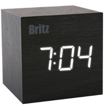 브리츠 전자 탁상시계 BZ-EW01, 블랙