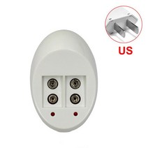 6F22 9V 리튬 니켈 수소 Ni-CD 배터리 EU/US 플러그 휴대용 충전기에 대 한 미니 듀얼 장난감, 02 B