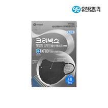 크리넥스 KF80 마스크 소형 블랙 40매, 단품
