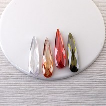 [5913]지르코니아 길죽물방울 9x36mm 1개