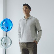 마인드브릿지 정해인 캐시미어 카라 긴팔 울 니트 MWKT7121 167396