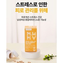 세로토닌 영양제 도파민 분비 부족 스트레스 호르몬 코티졸 코르티졸 과로 만성 피로 개선 건강 식약처 인증 홍경천 추출물 남성 여성 종합 멀티 비타민 올인원 케어 영양제 120정, 120정(1개월) x 2개