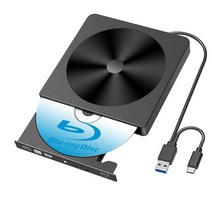 블루레이 블루레이플레이어 외장cd룸 슬림 외장 광학 드라이브 4K 버너 USB3.0 DVD 플레이어 3D 라이터 리더 CD/DVD