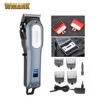 WMARK 무선 충전식 헤어 커팅 머신 커터 트리머 리튬 배터리 6000-6500rm 전문 클리퍼, 협력사, 101G