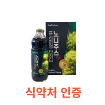 헬씨허그 프리미엄 타히티 노니주스 1 000ml 식약처 식약청 인정 인증 해썹 haccp 원액 100% 발효 숙성 미국산 폴리페놀 파이토케미컬 프로제로닌 이리도이드 미네랄, 1통
