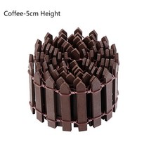 메탈리스 메쉬휀스 디자인휀스 철망펜스 펜스울타리 1005 cm3 cm diy 미니 작은 장벽 나무 공예 미니어처 요정 정원 테라리움 인형 분기 palings 쇼케이스 장식, 커피-5cm 높이