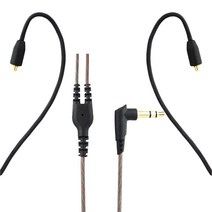 Shure SE215/ SE315 / SE425 SE535 용 케이블 UE900 이어폰 업그레이드 교체 3.5mm 유선 헤드폰 오디오