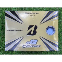 브리지스톤 CONTACT B 3피스 골프공 12구 세트 무료 인쇄 홀인원 로고 포장 선물 기념 기념품 답례품, 화이트12구세트