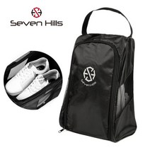 세븐힐스 골프화 신발 주머니 가방 SH 남녀공용 블랙 슈즈백 골프용 신주머니 보관백 골프용품선물