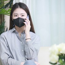 [대형 블랙 ]국산 한솔 새부리형마스크 50장 (80용MB필터), 블랙 50장+ 덤 10장