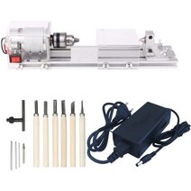 미니 선반 목공용 기계 불교 용품 제작에 사용 DIY 작업 그라인딩 폴리싱 로타리 도구 dc12 24v, 01 Acrylic Wood Lathe