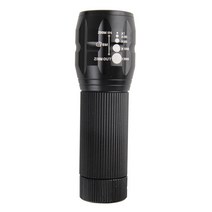 SMN 메가브라이트 LED 줌라이트 자전거 전조등 후레쉬 램프, 1개