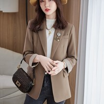 봄가을 패션 트렌드 오피스룩 루즈핏 정장 자켓WHC23020306