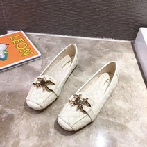 단화 플랫 슈즈 여자 럭셔리 예쁜 여성 NEW 고급 명품 발편한 면접 승무원 구두 수제화 신발 빅사이즈 30