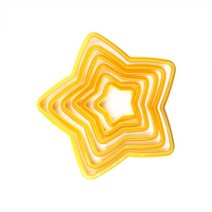 제빵 발효기 제빵기 빵발효기 기 빵 기 빵 6 개대 크리스마스 트리 베이킹 퐁당 비스킷 금형 꽃심장별 모양 쿠키 커터 금형 케이크 장식 베이킹 금형, 별