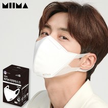 [미마마스크] 미마마스크 KF94 중형 흰색 40개입 미세먼지 황사 보건용마스크
