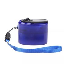 캠핑용발전기 비상발전기 캠핑발전기 자가발전기 휴대용발전기 비상 충전기 핸드 크랭크 휴대, 파란색