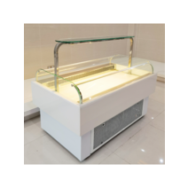 제과쇼케이스 주문 상업용 대용량 냉장쇼케이스제작, 스테인레스 스틸 선반이 없는 샌드위치 캐비닛