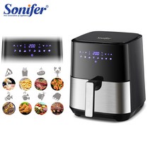 Sonifer-스마트 에어 프라이어 5L LED 터치 스크린 전기 딥 프라이어 오일, AU, SF1014
